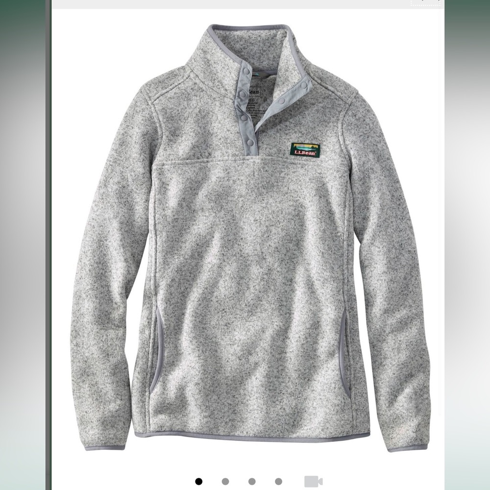 L.L. Bean gray fleece